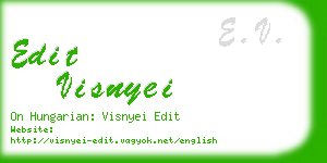 edit visnyei business card